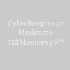 Zylindergravur "Modrome" GR-MOD-Z